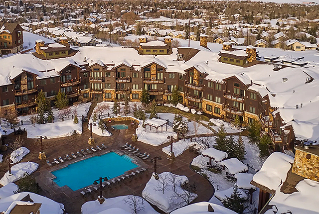 Waldorf Astoria Park City, aerial view.